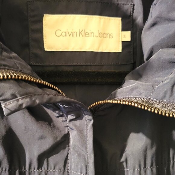 Calvin Klein Women's  zip up long jacket - Picture 2 of 9